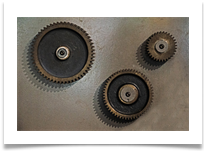 Cogs and double shadows - Richard Nicholls